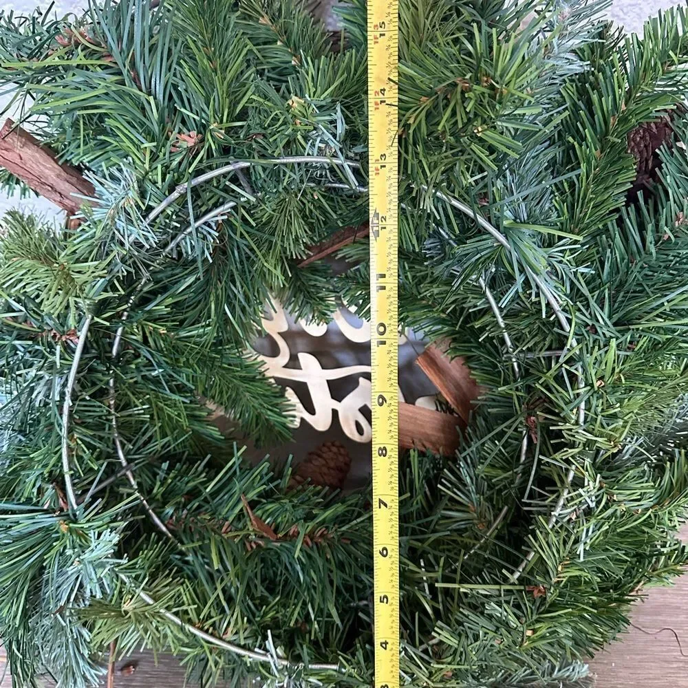 Christmas Woodlands Forest Animals Holiday Rustic Winter Wreath Decor